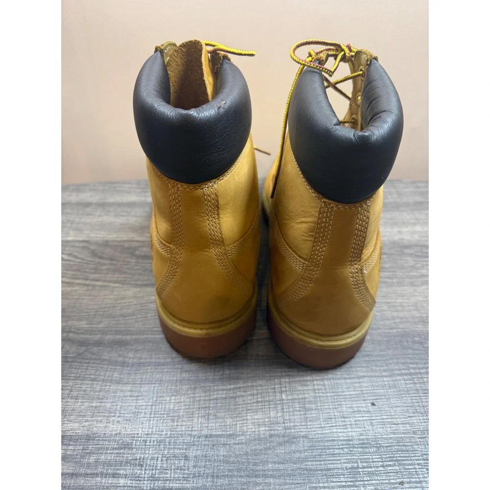 Timberland 6 Inch Premium Waterproof Boots Wheat Nubuck Mens 10061
